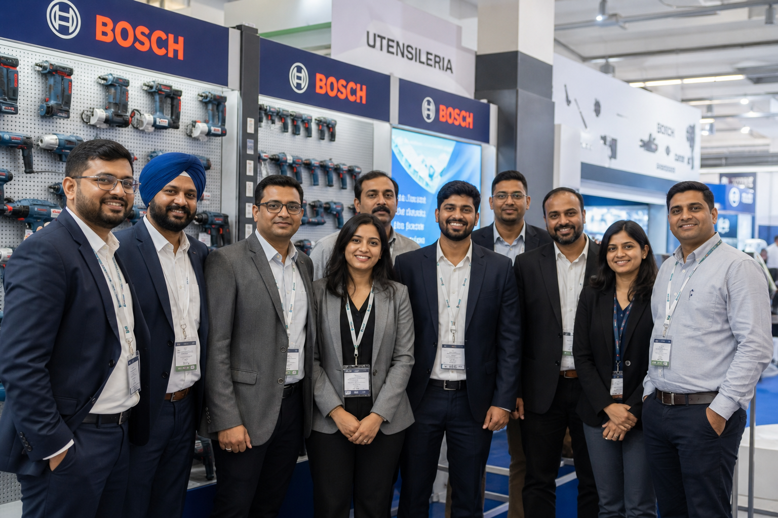 Royal Sales Team at Exhibition